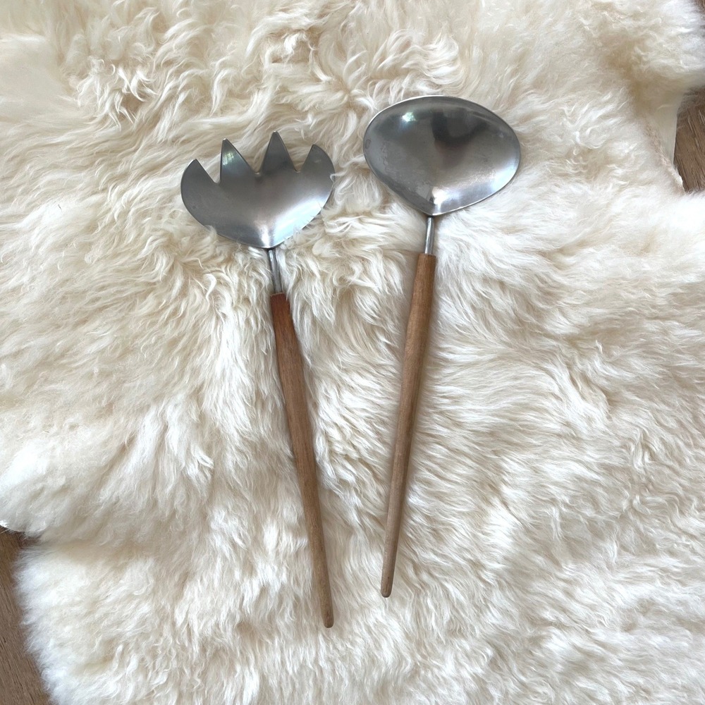 Vintage Mid-Century Modern Italian Salad Servers